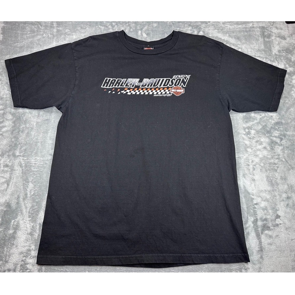Harley Davidson Reading PA T-Shirt Mens 2XL Black Graphic Tee Made in USA 2005